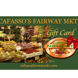 Cafasso's Gift Card
