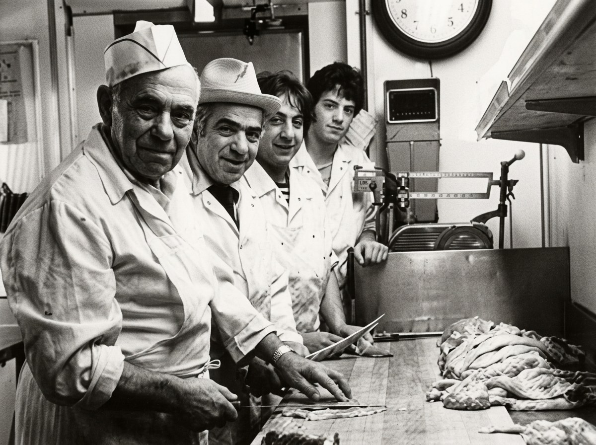 Three generations of Cafasso butchers behind the meat counter