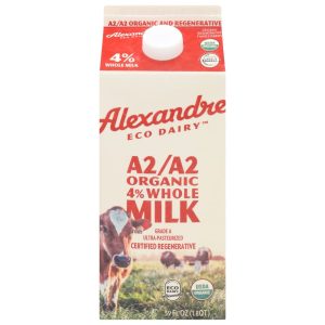 Alexandre Fam F A2/A2 Organic 4% Whole Milk