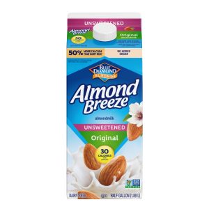 Blue Diamond Unsweetened Almond Breeze Milk