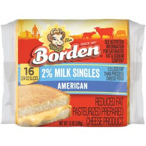 Borden 2%Milk American Single 16slices