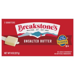 Breakstones Unsalted Butter Quarters
