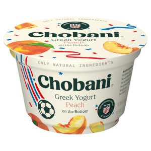 Chobani 0% Non Fat Peach Greek Yogurt