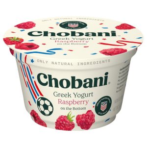 Chobani 0 % Non Fat Raspberry Greek Yogurt