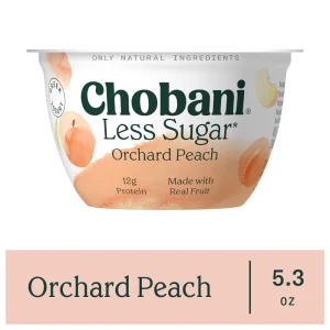 Chobani Less Sugar Grk Ygrt Clingstone Peach