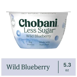 Chobani Less Sugar Wild Blueberry Yogurt