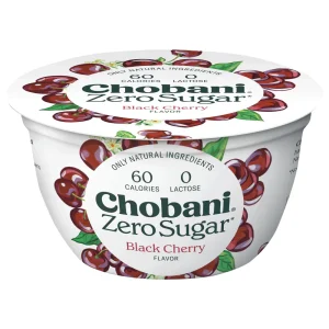 Chobani Zero Sugar Black Cherry Yogurt
