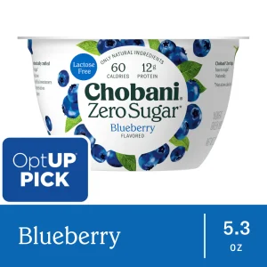 Chobani Zero Sugar Blueberry Yogurt