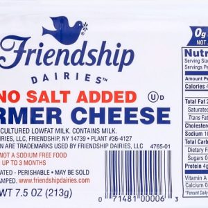 Friendship Farmer Cheese No Salt