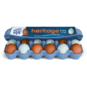 Happy Eggs Heirloom Brown & Blue Eggs