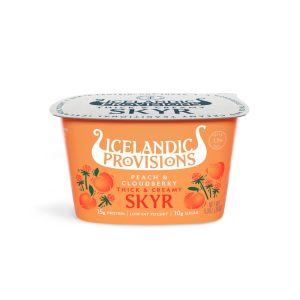 Icelandic Skyr Peach w/Cloudberry Yog