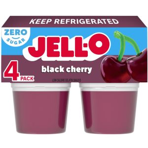 Jell-O Sugar Free Black Cherry Gelatin4pack