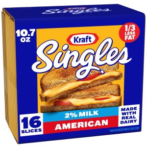 Kraft 2% Singles Yellow American Cheese