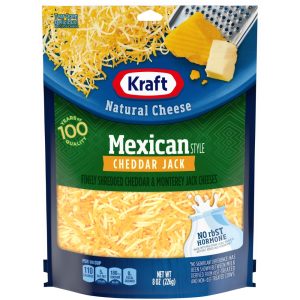 Kraft Finely Shredded Mexican Style Cheddr