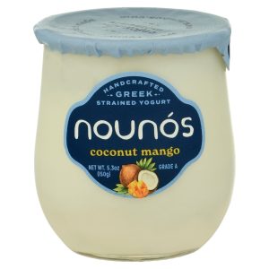 Nounos Greek Strained Yogurt Coconut Mango