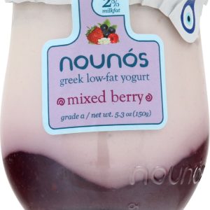 Nounos Greek Strained Yogurt Mixed Berry