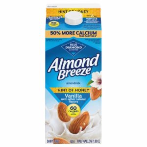 Blue Diamond Almond Breeze Vanilla Honey Milk