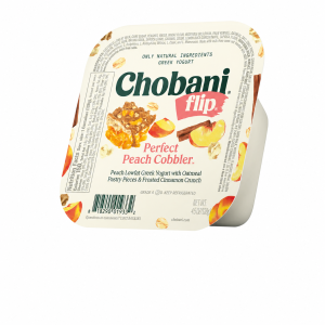 Chobani Flip Peach Cobbler Greek Yogurt