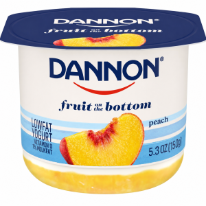 Dannon FOB Peach Yogurt