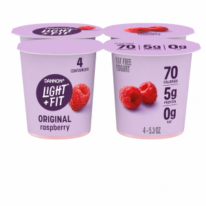Dannon L&F Raspberry Original 4pk