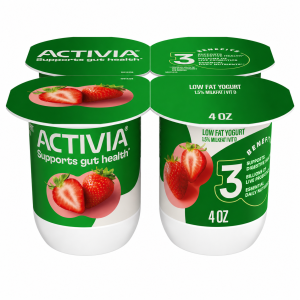 Dannon Activia 4-Pack Strawberry Yogurt