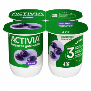 Dannon Activia Prune 4PK Yogurt