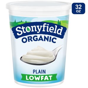Stonyfield Organic Low Fat Plain Yogurt Quart