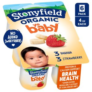 Stonyfield Yobaby Organic Yogurt  3 Sraw 3 Ban