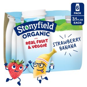 Yo Kids Organic Smoothie 6pk Straw/Banana
