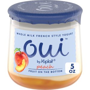 Yoplait OUI French Style Peach Yogurt